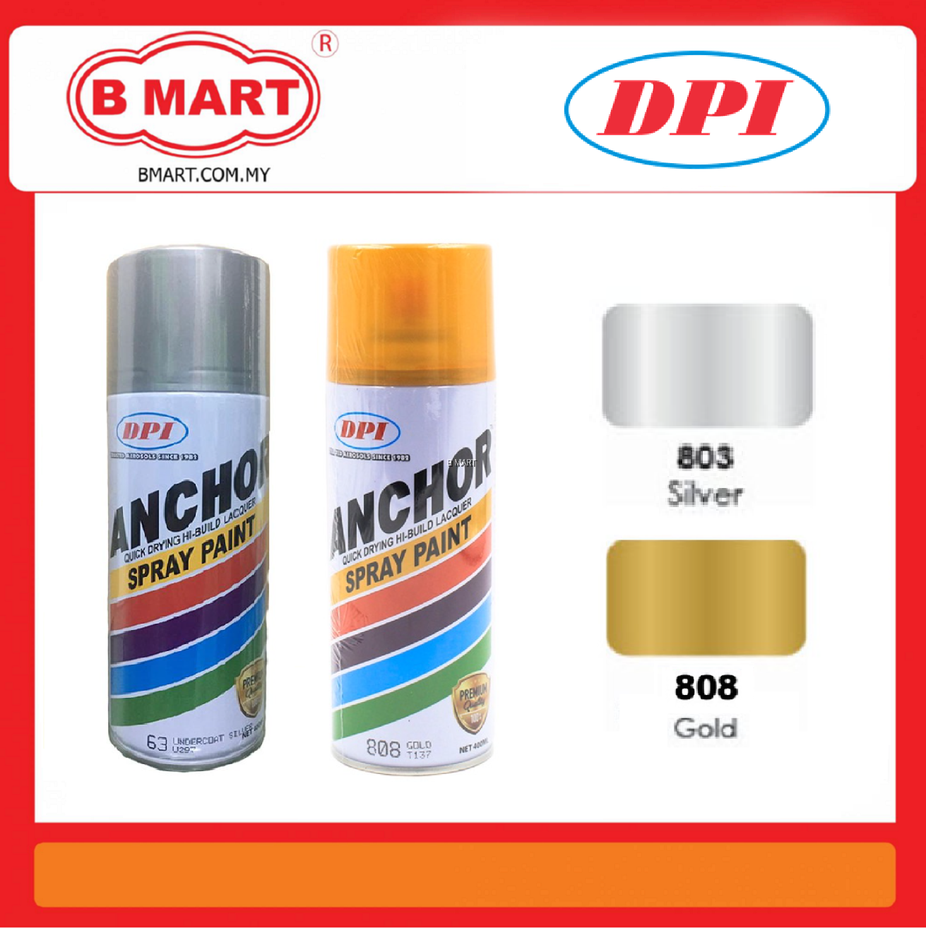 Anchor Aerosol Spray Paint 400ml