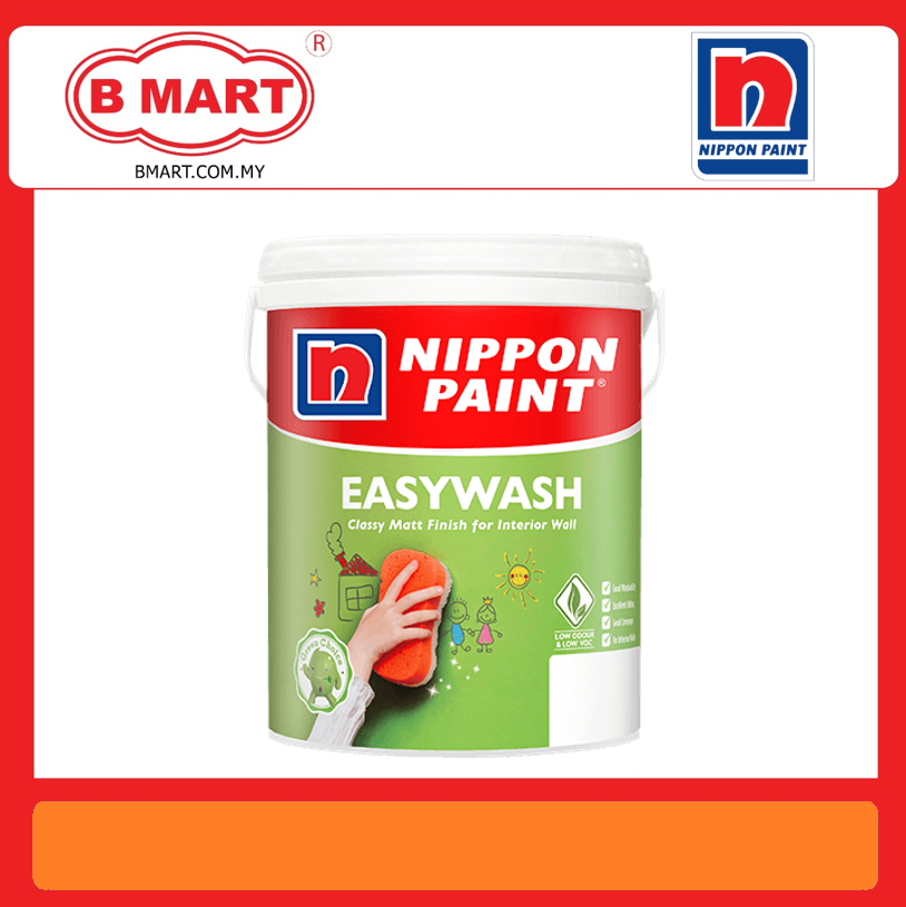 NIPPON PAINT VINILEX EASYWASH WASHABLE INTERIOR WALL PAINT 5LT