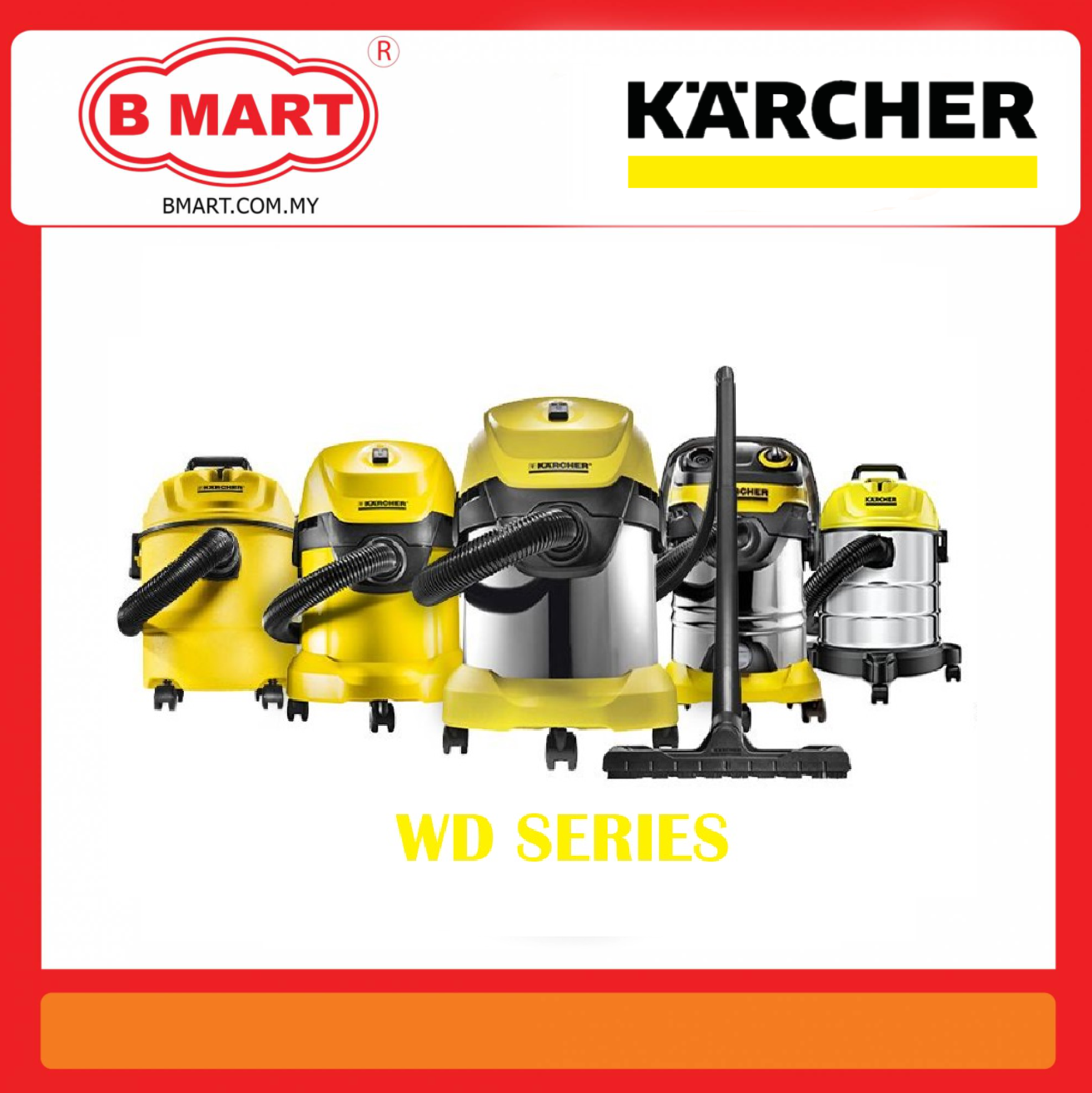 KARCHER WD SERIES WET & DRY VACUUM CLEANER WD1/WD1S CLASSIC WD3 WD3