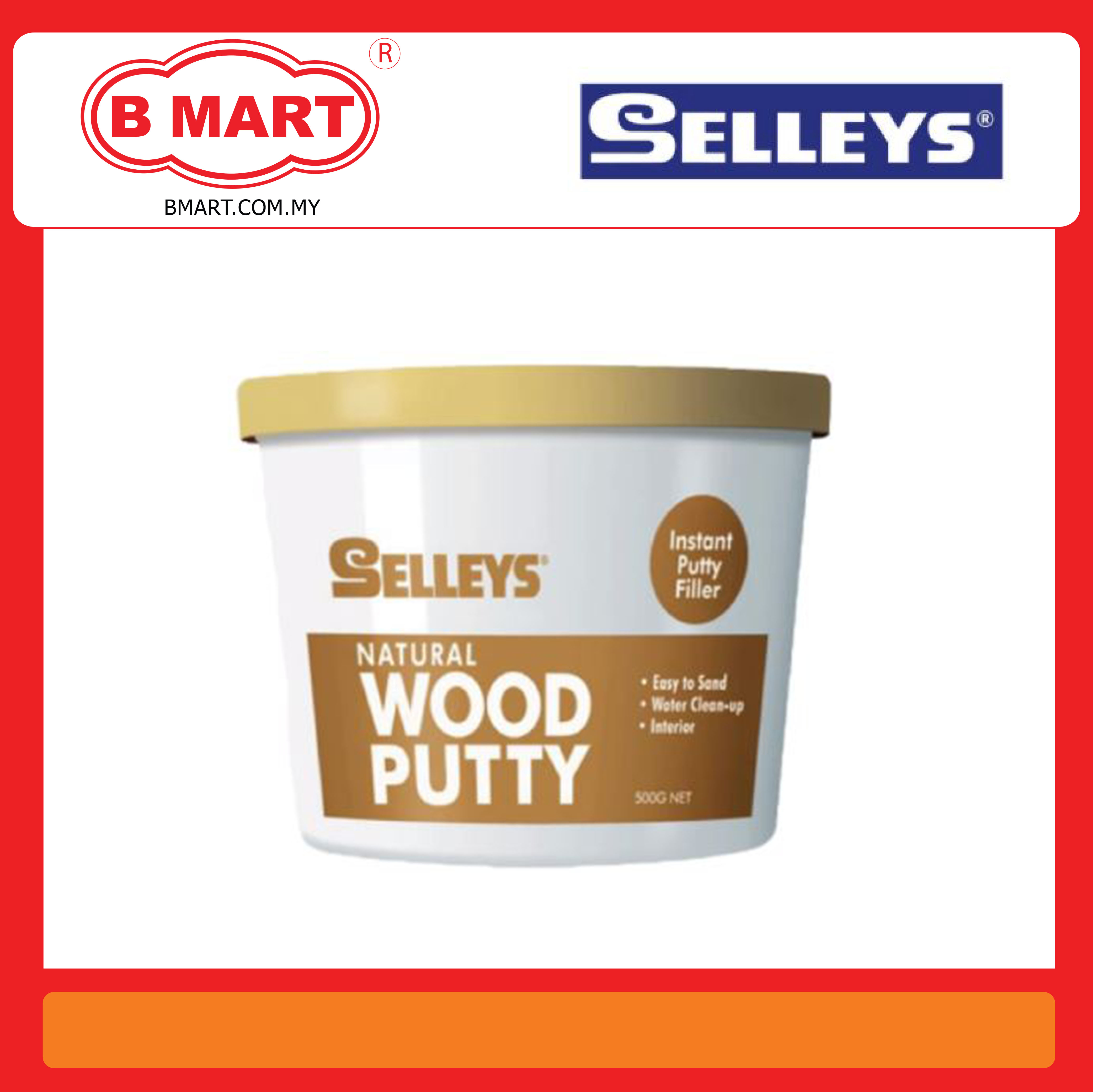 SELLEYS NATURAL WOOD PUTTY 500G